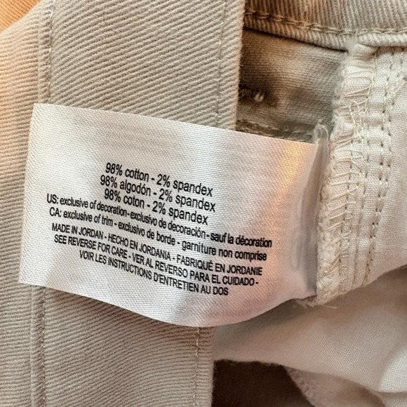 Gloria Vanderbilt Amanda Slimming Jean Stonewood Beige Stretch 12S NWT - Picture 8 of 13